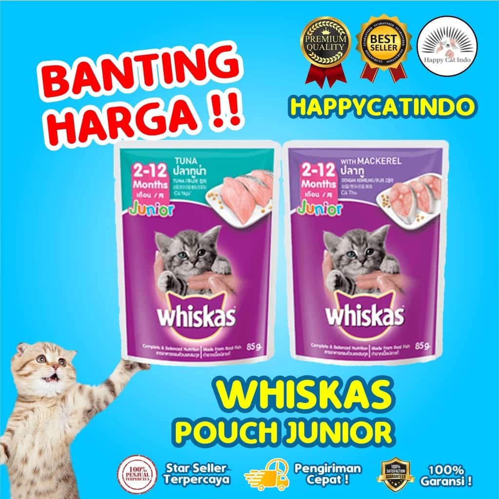 Promo Whiskas Pouch Junior Chewee Co Id