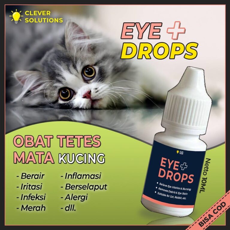 Obat Tetes Mata Kucing EYE PLUS DROPS Obat Sakit Mata Kucing Belekan ...
