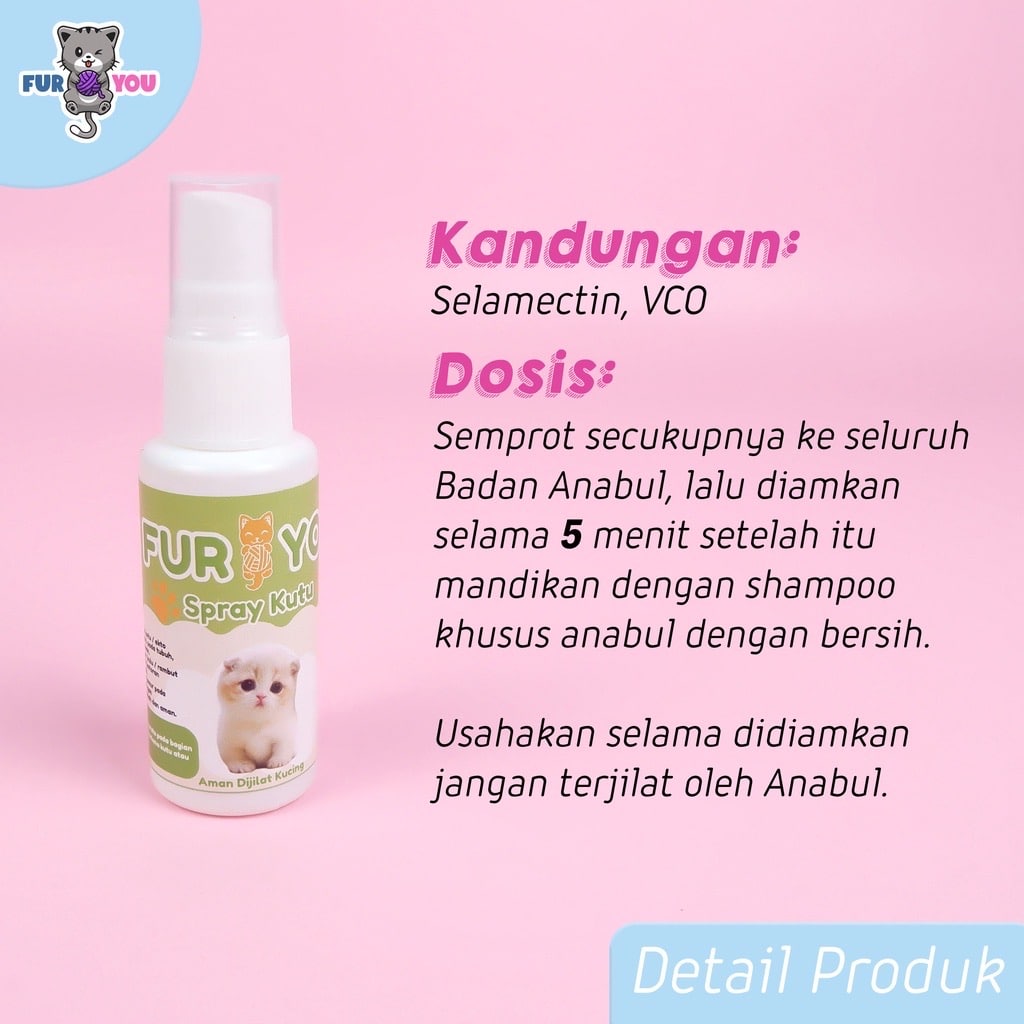 Fur You Spray Kutu - Chewee.co.id