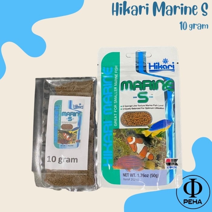 Hikari Marine S Makanan Ikan Hias Laut Tester Pack Gram Pakan Nemo