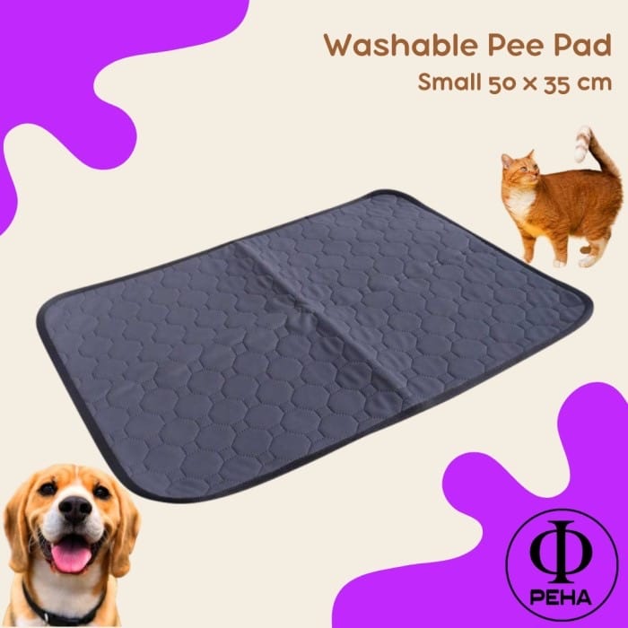 Washable Pee Pad Anjing Kucing Alas Kotoran Hewan BisaCuci Alas Kucing ...